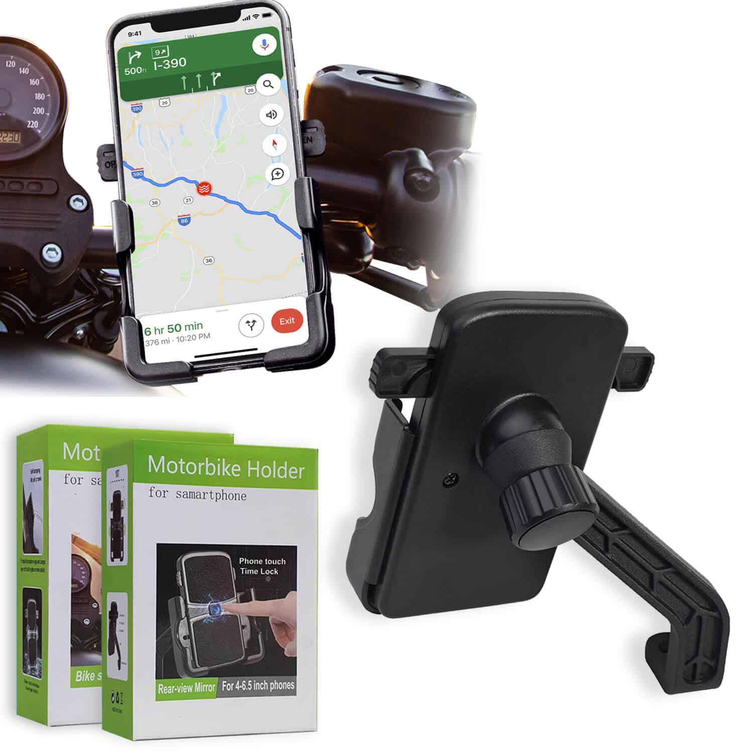 360° Rotatable Adjustable Motorbike Motorcycle Mobile Phone Mount Holder For iPhone Samsung Nokia Google Motorola (Copy) 360° Rotatable Adjustable Motorbike Motorcycle Mobile Phone Mount Holder For iPhone Samsung Nokia Google Motorola (Copy)